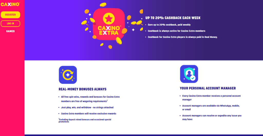 Caxino Casino Loyality Program